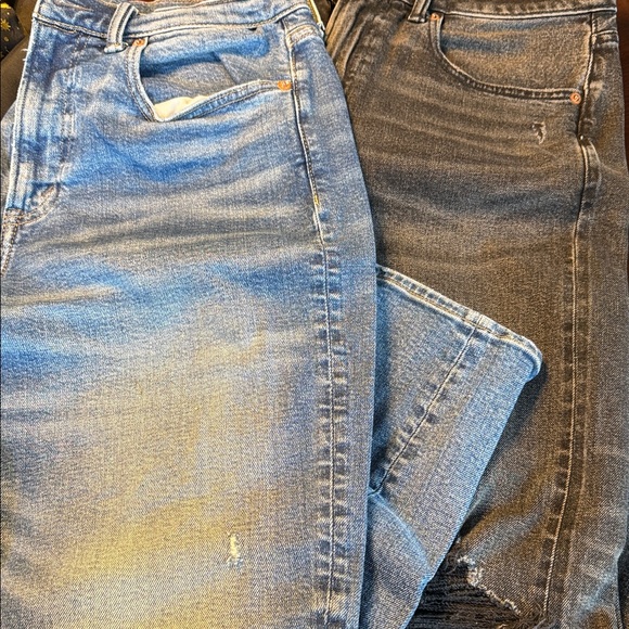 American Eagle Outfitters 12 short mom jean lot of 2 - Picture 1 of 5